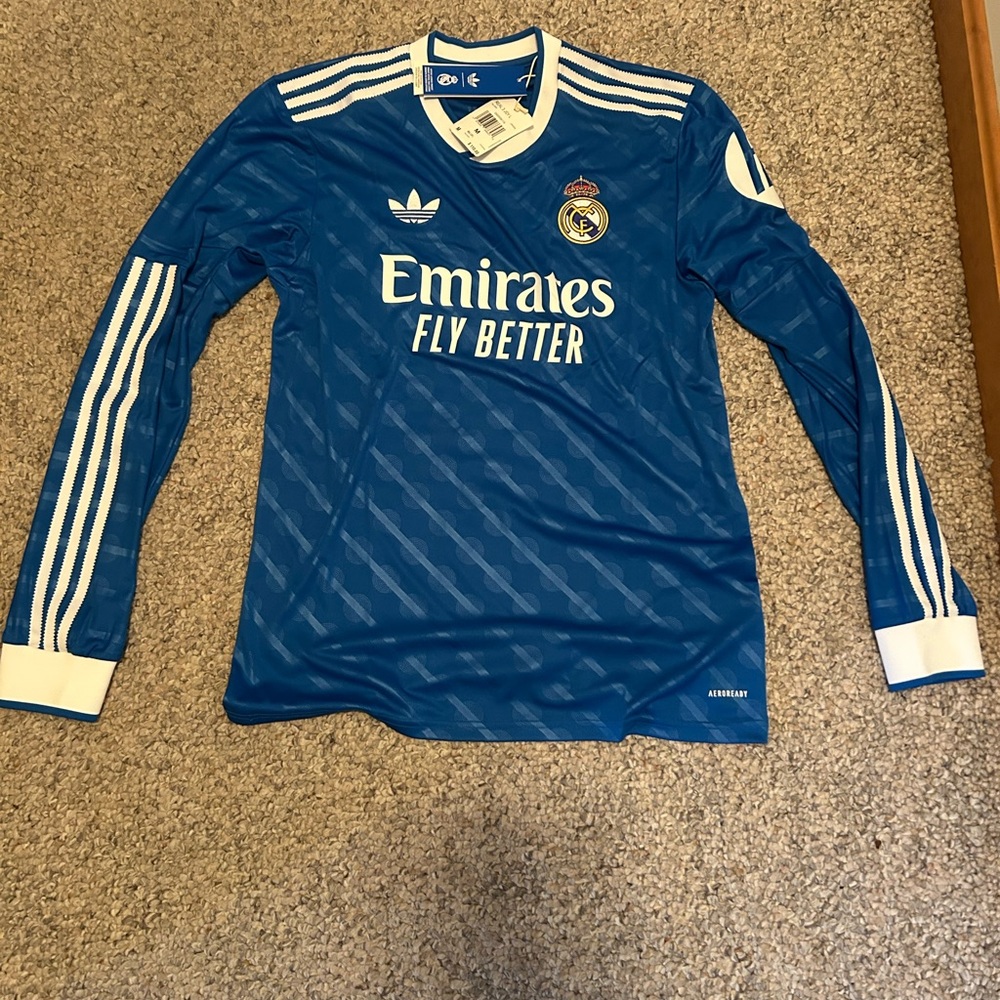 Adidas Real Madrid home jersey long sleeve 2025/26
